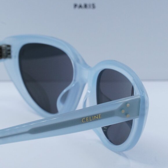 Final Price! Celine CL40220U 84A Opaline Light Blue Sunglasses - Picture 12 of 14
